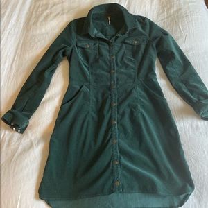 COPY - Corduroy Button Up Dress